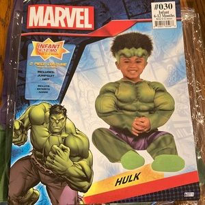 Infant hulk costume size 6-12m